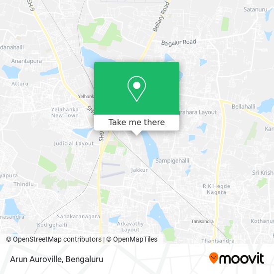 Arun Auroville map