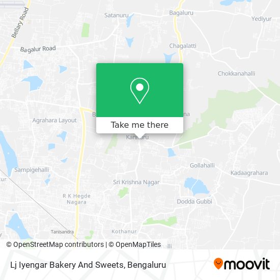 Lj Iyengar Bakery And Sweets map