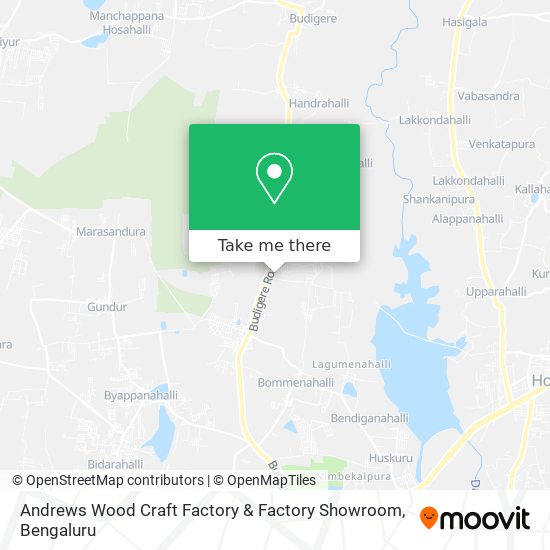 Andrews Wood Craft Factory & Factory Showroom map