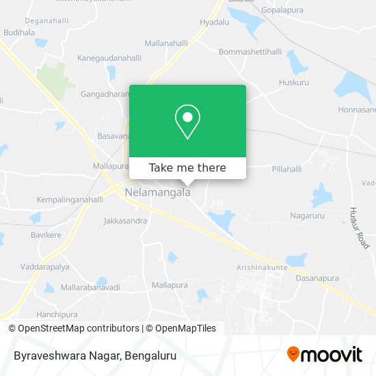 Byraveshwara Nagar map
