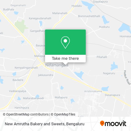 New Amrutha Bakery and Sweets map