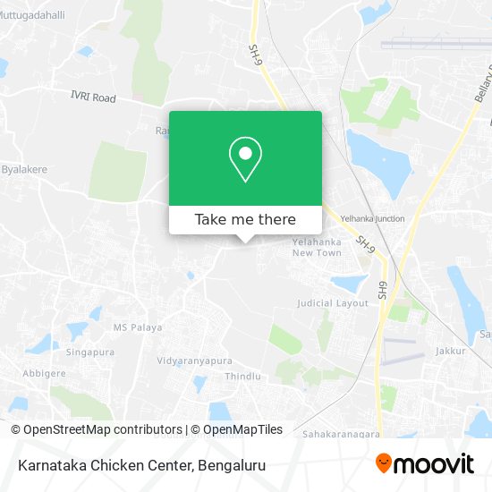 Karnataka Chicken Center map