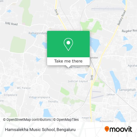 Hamsalekha Music School map