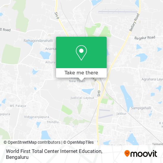 World First Total Center Internet Education map