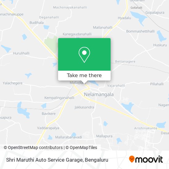 Shri Maruthi Auto Service Garage map