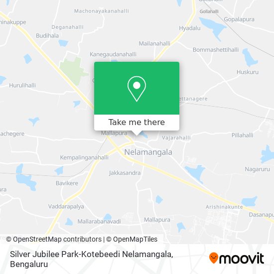 Silver Jubilee Park-Kotebeedi Nelamangala map