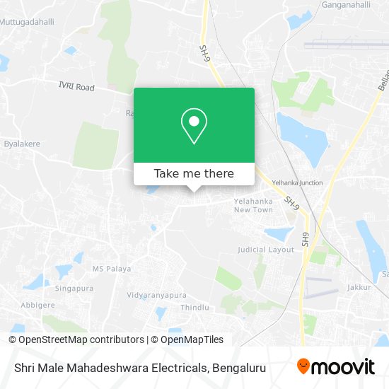 Shri Male Mahadeshwara Electricals map