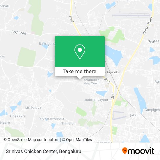 Srinivas Chicken Center map