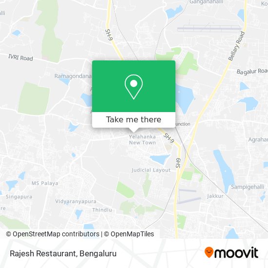 Rajesh Restaurant map