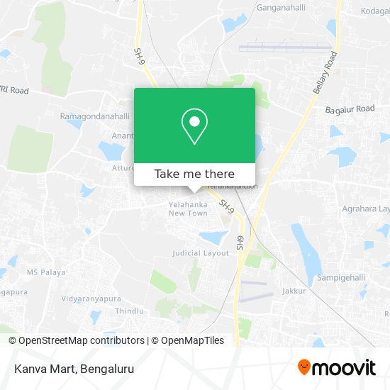 Kanva Mart map