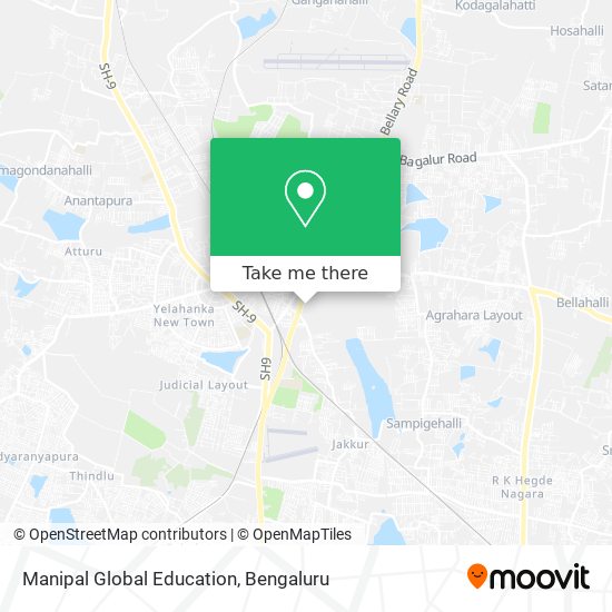 Manipal Global Education map