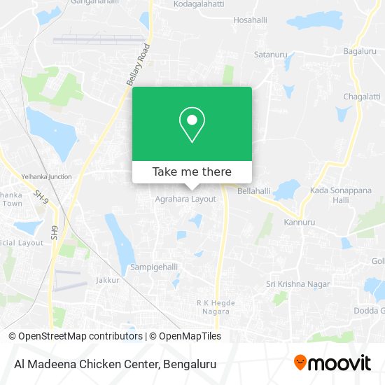 Al Madeena Chicken Center map