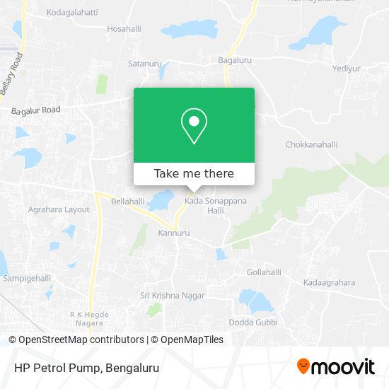 HP Petrol Pump map