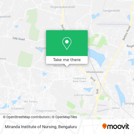 Miranda Institute of Nursing map