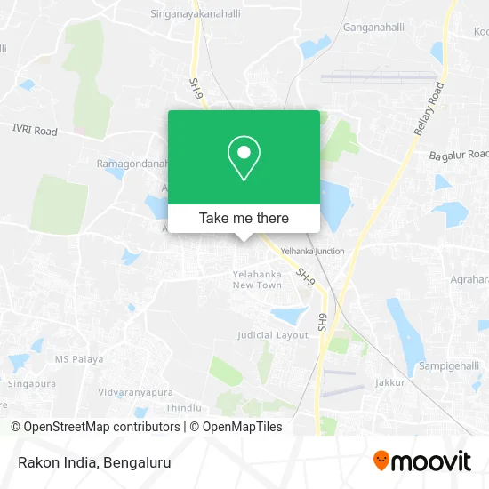 Rakon India map