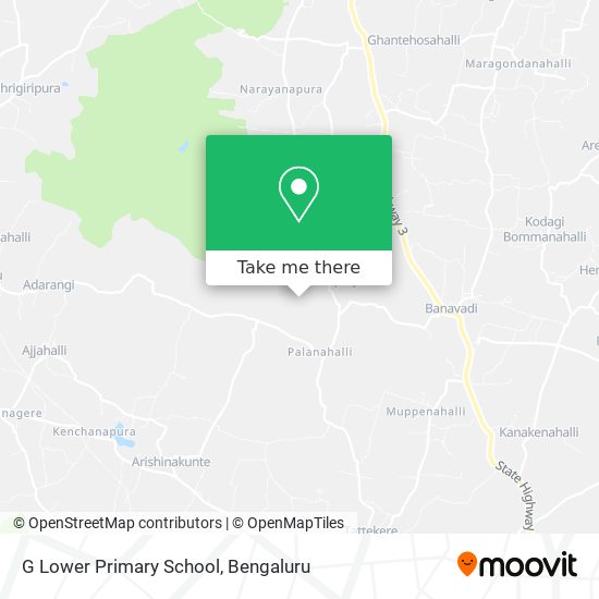 G Lower Primary School map