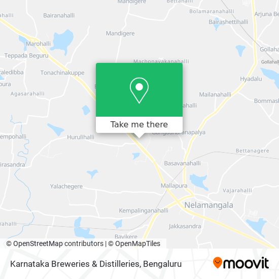 Karnataka Breweries & Distilleries map