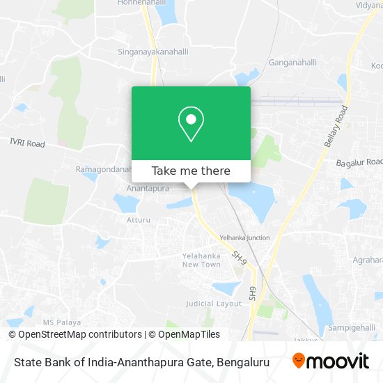 State Bank of India-Ananthapura Gate map