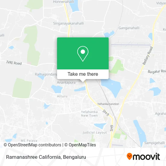 Ramanashree California map