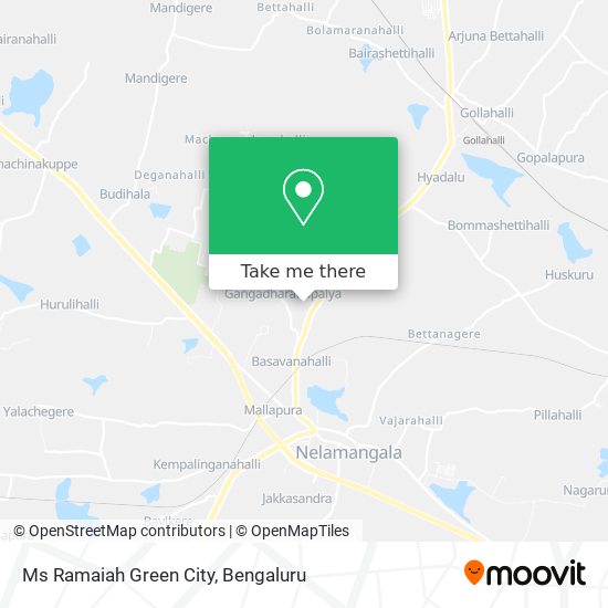 Ms Ramaiah Green City map