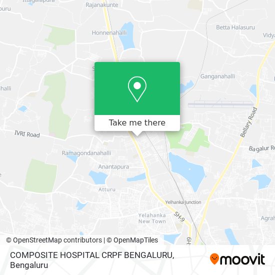 COMPOSITE HOSPITAL CRPF BENGALURU map