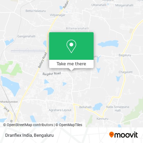 Dranflex India map