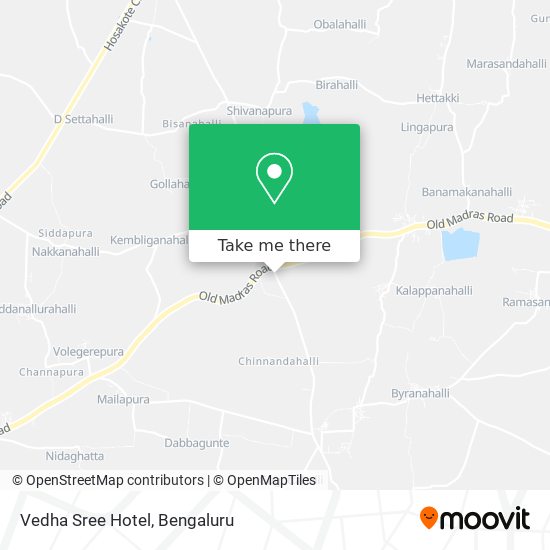 Vedha Sree Hotel map