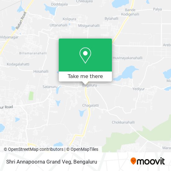 Shri Annapoorna Grand Veg map