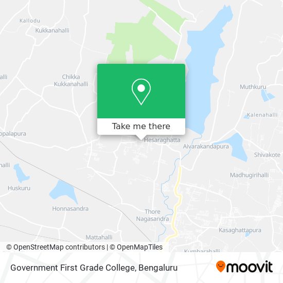 Government First Grade College map