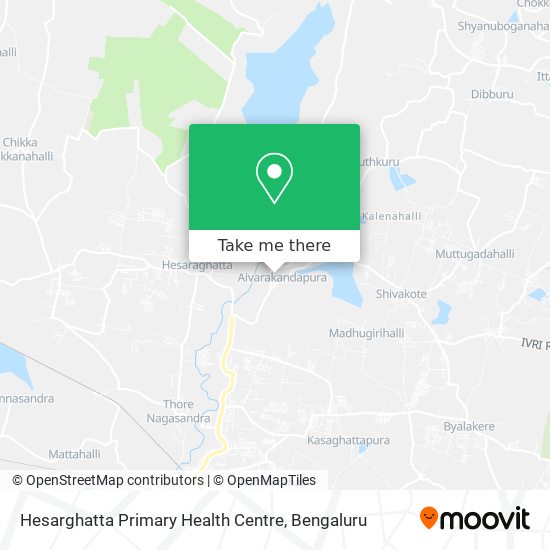 Hesarghatta Primary Health Centre map