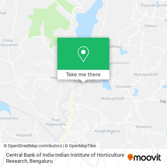 Central Bank of India-Indian Institute of Horticulture Research map