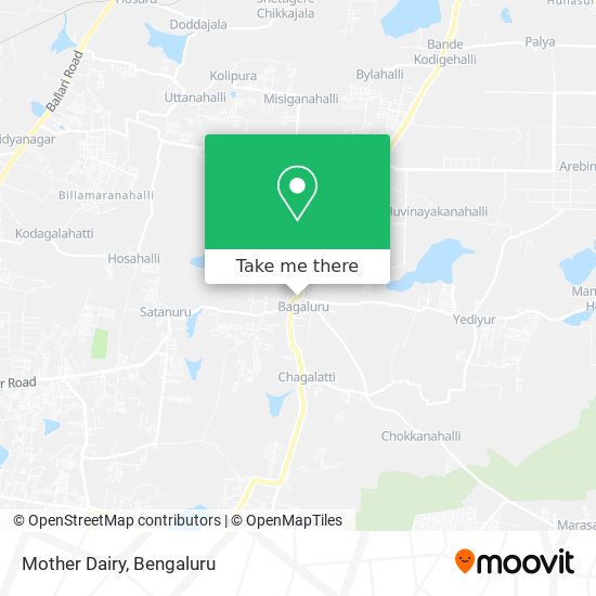 Mother Dairy map