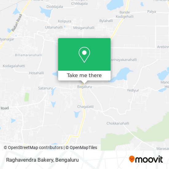 Raghavendra Bakery map