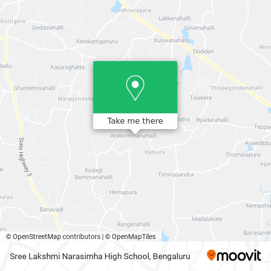 Sree Lakshmi Narasimha High School map