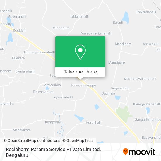 Recipharm Parama Service Private Limited map