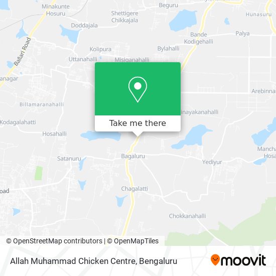 Allah Muhammad Chicken Centre map