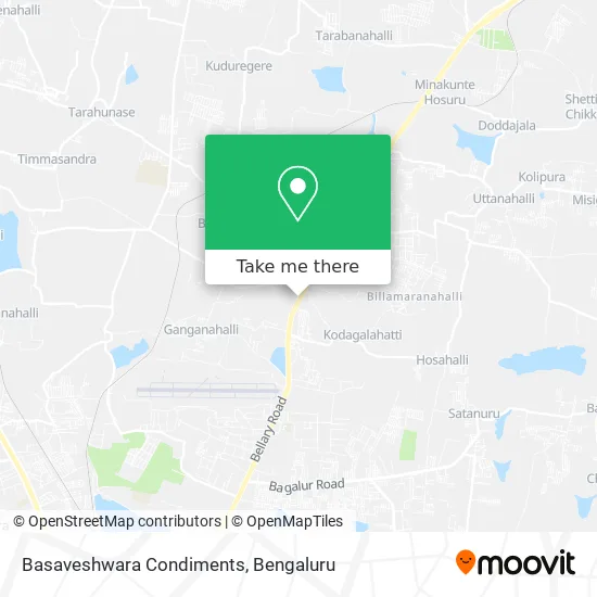 Basaveshwara Condiments map