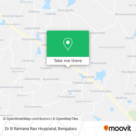 Dr B Ramana Rao Hospiatal map