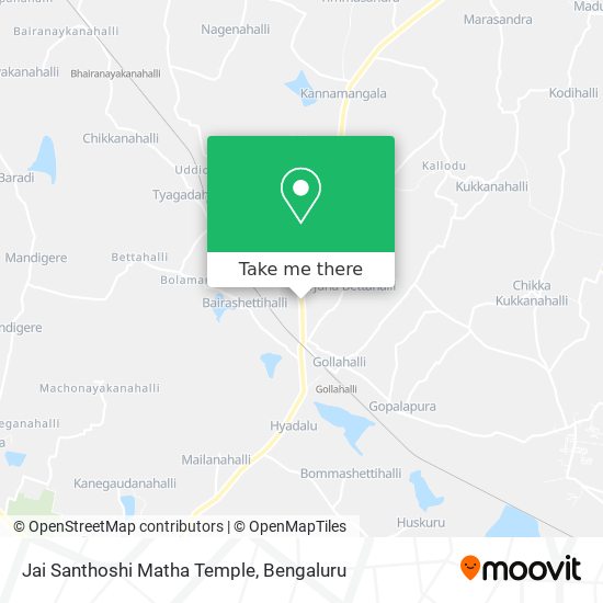 Jai Santhoshi Matha Temple map