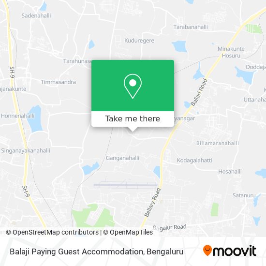 Balaji Paying Guest Accommodation map