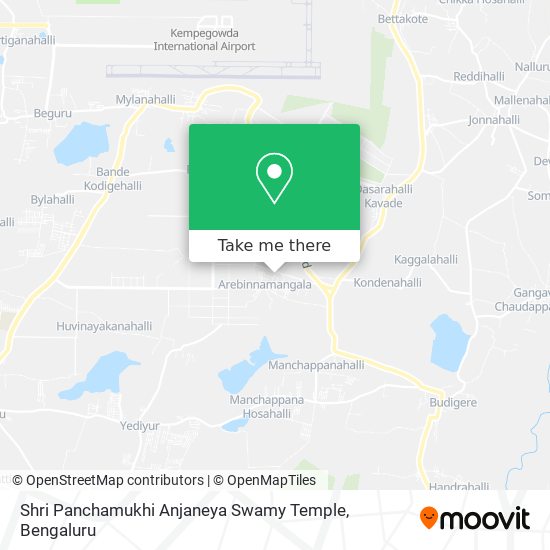 Shri Panchamukhi Anjaneya Swamy Temple map