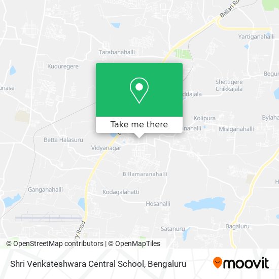 Shri Venkateshwara Central School map