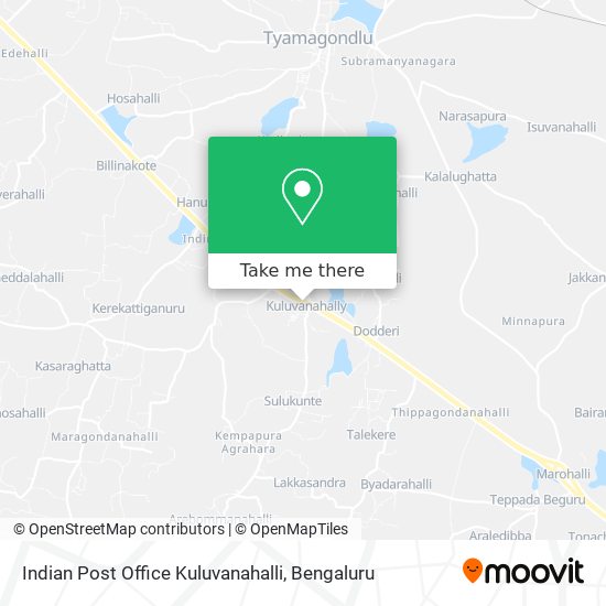 Indian Post Office Kuluvanahalli map