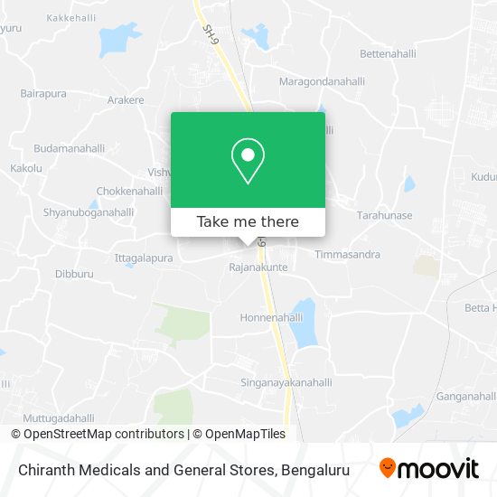 Chiranth Medicals and General Stores map