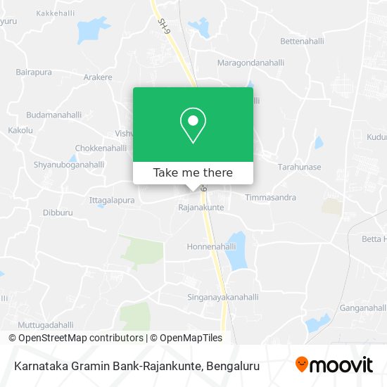 Karnataka Gramin Bank-Rajankunte map