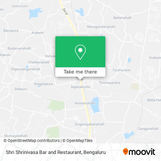 Shri Shrinivasa Bar and Restaurant map