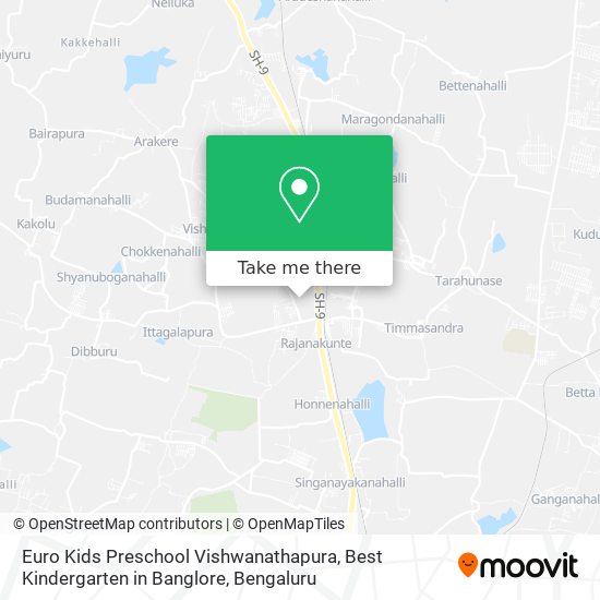Euro Kids Preschool Vishwanathapura, Best Kindergarten in Banglore map