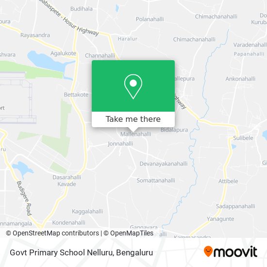 Govt Primary School Nelluru map