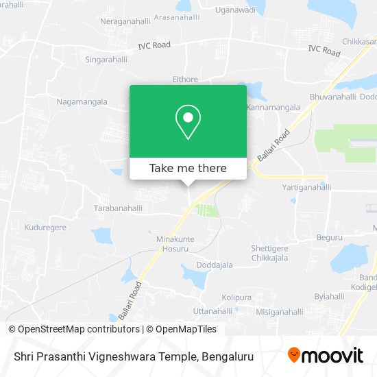 Shri Prasanthi Vigneshwara Temple map