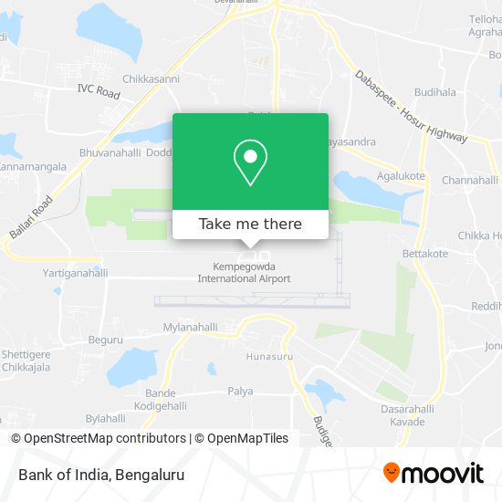Bank of India map